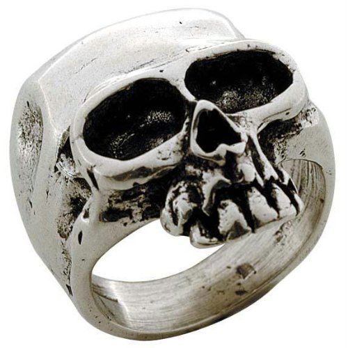 Medium Skull - Sterling Silver Ring