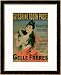 Allways Used, Once Used, Poster Advertising Glycerine Toothpaste by Gelle Freres, Paris, 1878 Framed Art Poster Print, 27x33