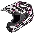 HJC Hydron Women's CL-X6 MotoX Motorcycle Helmet w/ Free B&F Heart Sticker Bundle - MC-8