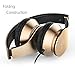 Sound Intone Universal Noise Isolating Headphones with Microphone - Golden