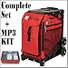 Zuca Sport Wheeled Luggage Complete Set with Frame and Insert Bag. Color: Chili (Red), with Black Frame. Bonus! Includes Travel Groove Universal Ipod & MP3 Accessory Kit
