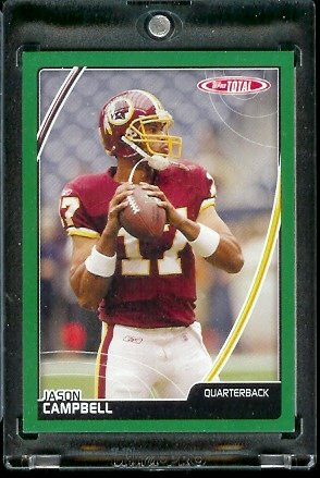 2007 Topps Total # 95 Jason Campbell - Washington Redskins - Football Card