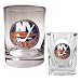 New York Islanders NHL Rocks Glass & Square Shot Glass Set - Primary Logo by Great American Products