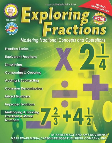 exploring fractions mastering fractional concepts and operations middle upper grades