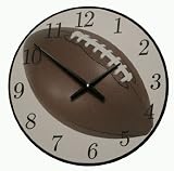 18 Large Wood Football Clock