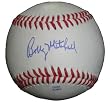 1981 World Series Champion Bobby Mitchell Autographed ROLB Baseball, Los Angeles Dodgers, Proof Photo
