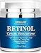 Retinol Cream Moisturizer for Face with Hyaluronic Acid, Shea Butter & Jojoba Oil - Enhanced Anti Wrinkle Anti Aging Skin Care Formula - Reduces Fine Lines, Age Spots - BEST Night & Day Cream 1.7 Oz