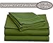 Clara Clark ® Supreme 1500 Collection 4pc Bed Sheet Set - King Size, Calla Green