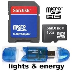 16GB Micro SDHC SD 16 GB Speicherkarte f�r Sony Ericsson Ray / Neo V / active / arc S / txt pro / Xperia mini und pro / Mix Live Walkman / Pro / Neo / Play / Arc / Yendo / Cedar / X8 / Spiro / Zylo / Aspen / X10 mini pro / X2 / X1 / Vivaz / Hazel / Elm Green Heart / Vivaz / Xperia Pureness / Satio / Aino / Yari / Naite / Jalou / T715 + Lights and Energy Micro USB SDHC Reader