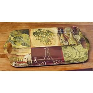 Wine Collage Large Tray
