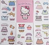 Sanrio Hello Kitty Dress-Up Doll Girl Activity Die Cut Paper Set