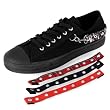 MENS Canvas Low Top Shoes Rocker Emo Bondage Strap Sneaker Black
