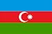 Azerbaijan Flag 5 Inch Square Laminated Car Hanger****