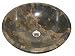 16 Dia. Contemporary Portoro Italian Black and Gold Marble Stone Bathroom Sink Vessel Lavatory Bowl Wash Basin Above Vanity Top Above Counter or Undermount or Wall Mount Using Steel Bracket