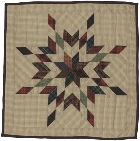 Star Garland Wall Hanging Quilt 18 Inches by 18 Inches 100% Cotton Handmade Hand Quilted Heirloom Quality