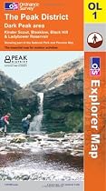 The Peak District: Dark Peak Area (Explorer Maps)