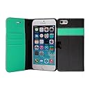 iPhone 6S Plus Case, AceAbove iPhone 6S wallet case [Black / Green] - Premium PU Leather Wallet Cover with [Card Slots] and [KickStand] Function for Apple iPhone 6S Plus / iPhone 6 Plus