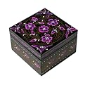 Lacquer Hand-etched Gift Box - Purple