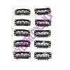 10 pack Black Weft Clips 32mm for Hair Extensions and Wefts