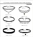 6 PCS Womens Black Velvet Choker Necklace for Women Girls Lace Chokers Gothic Tattoo Necklace Pendant