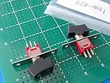 ロッカースイッチ 基板取付＜単双　ON-ON　中央で止まらない　バネなし＞2個入＜1sw-429＞