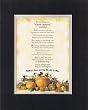 Touching and Heartfelt Poem for GrandParents - To My Very Own "Extra-Special" Grandma Poem on 11 x 14 inches Double Beveled Matting