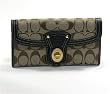 AUTHENTIC COACH LEGACY SIGNATURE SLIM ENVELOPE WALLET 41955 (khaki/Black)