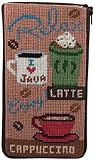 IMAGE OF Eyeglass Case - Coffee Break - Needlepoint Kit