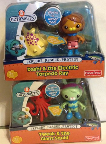 Octonauts Dashi & Tweak Creature Packs Set of 2