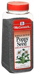 McCormick Poppy Seed, 20-Ounce Units (Pack of 3)