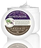 Facial Moisturizer, Organic and 100% Natural Face Moisturizing Cream for Sensitive, Oily or Severely Dry Skin - Anti-Aging and Anti-Wrinkle, for Women and Men. By Christina Moss Naturals.