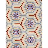 Wallpaper with floral and geometric design, by Owen Jones (Print On Demand)