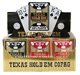 12 Decks Copag Hold Em Series 100% Plastic Jumbo Cards compare to KEM
