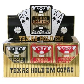 Copag Texas Hold'Em 100% Plastic Jumbo Index Poker Size