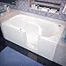 Spa World Venzi Vz3060sirwa Rectangular Air Jetted Walk-In Bathtub, 30x60, Right Drain, White