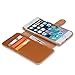 iPhone 6 Case, iPhone 6S Case, TANNC [Screen Protector Included]Flip Leather Wallet Case[Layered Dandy]-[Card Slot] - for iPhone 6 and iPhone 6S - Brown