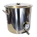 32 QT Stainless Steel Kettle with Valve & Thermometer 513bBZTwLaL. AA75 32 QT Stainless Steel Kettle with Valve & Thermometer
