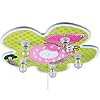 Chambre &agrave; coucher rose p&acirc;le fille enfant enfants plafonnier &eacute;tude