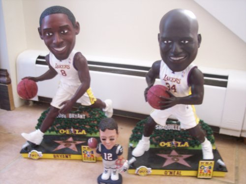 LA Lakers rare 20 inch Bobblehead set Shaq and Kobe All star game