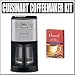 Cuisinart DGB-625BC Grind-and-Brew 12-cup Automatic Coffeemaker Bundle Brushed Chrome With Accessory