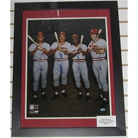 Cincinnati Reds Big Red Machine Framed Autographed Hand Signed 16x20 Photo - Bench, Rose,...