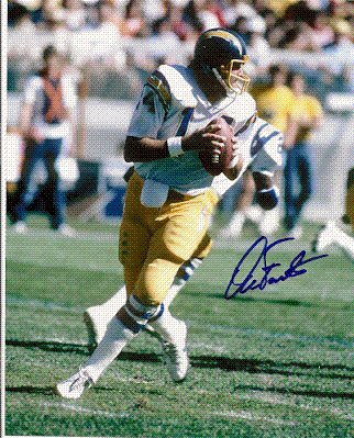 Autographed/Hand Signed Dan Fouts 8x10 Photo - San Diego Chargers