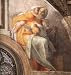 Art, Oil painting reproduction size 24x36 Inch, painting name: Ancestors of Christ Asa Jehoshaphat Joram Detail 2, By Michelangelo