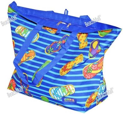 Oversized Beach / Pool Tote - Platinum Series with Zipper / Pocket