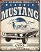 Classic Mustang Metal Tin Sign 12.5"w X 16"h