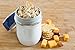Stainless Steel Insulated Food Lunch Jar, Wide Mouth, Vacuum Keeps Food Hot or Cold, Blue, 400ml