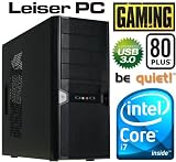 #3987 shinobee Ultra-Gamer PC i7 2600K (4×3.40 GHz) | Kingston 8 GB DDR3 PC-1333 | 1500 GB SATA HDD | NVIDIA Geforce GTX 550 Ti 3 GB RAM | ASUS P8H61-M Pro Rev.3 USB3.0 | 24x ASUS DVD-Brenner | 24-in-1 Cardreader | 450W BeQuiet 80 Plus Super Silent NT