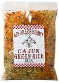 New Orleans Gourmet Foods Cajun Green Rice Mix, 14-Ounce Bags (Pack of 6)