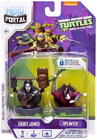Hero Portal Teenage Mutant Ninja Turtles Booster Pack Splinter and Casey Jones by Hero Portal