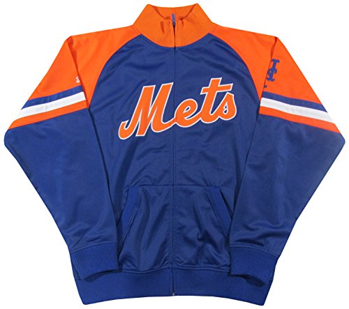 MLB New York Mets Adult Track Jacket, Royal, XX-Large
